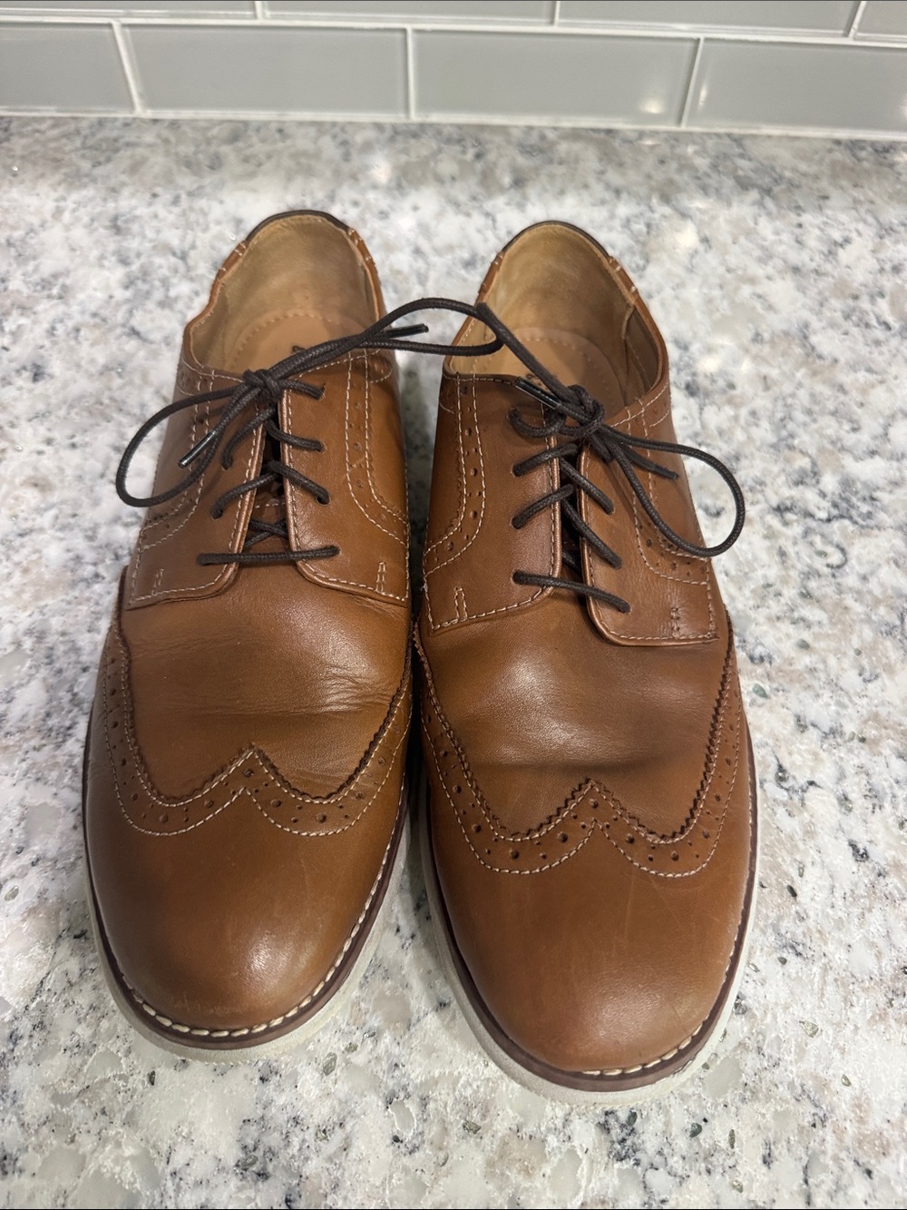 Johnston & Murphy Holden Wingtip Dress Shoe Sz 6